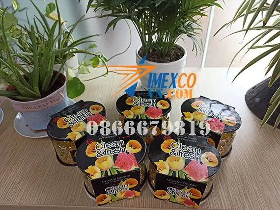 Gel thơm khử mùi dạng hạt pha lê - Hiệu Clean & Fresh ( Hương Hoa Tulip )